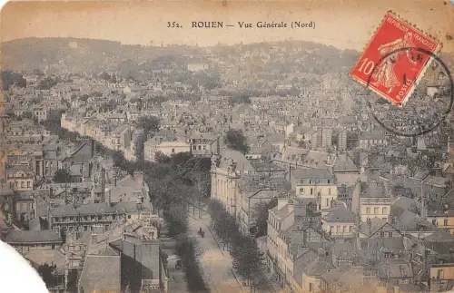 BR52039 Rouen vue generale France
