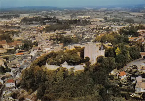 BR54672 Vue aerienne le chateau st jean Nogent le rotrou france