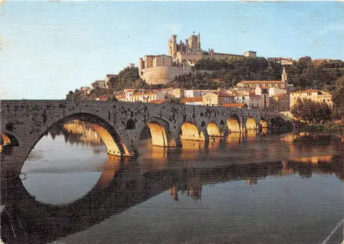 BR30633 Beziers vue panoramique sur la cathedral st nazaire Frankreich