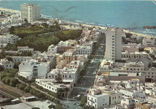 B91171 sousse vue aerienne sur l avenue bourguiba tunisia