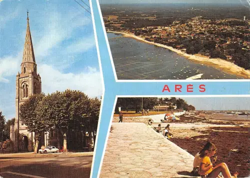 BT9062 Ares vue generale l eglise France