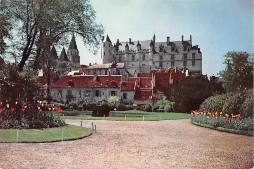 BR52438 Le chateau de loches vue d ensemble du chateau France