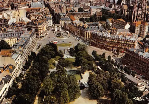 BR53309 Vue aerienne du quartier darcy Dijon France