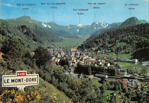 BT4248 le Mont dore vue generale France