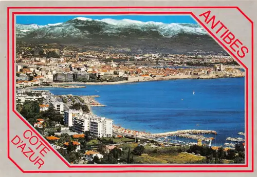 BR31587 Antibes vue generale au fond les alpes france