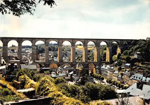 BR52525 Morlaix vue generale sur le viaduc Frankreich