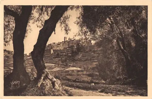 BF10315 sait paul la ville vue a travers les oliviers france Frankreich