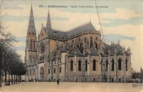 BF9900 chateaureaux eglise saint andre vue laterale france Frankreich