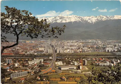 BR29585 Grenoble vue generale et chaine de Belledonne france