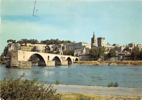 BR22829 Avignon vue generale du Pont St Benezet Frankreich