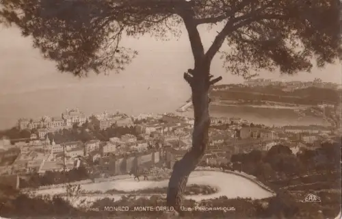B79382 monte carlo vue panoramique monaco Vorder-/Rückbild