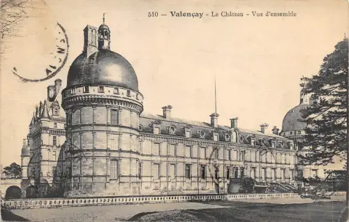 BF4074 valencay le chateau vue d ensemble france