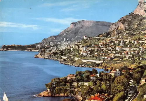 BT5073 Roquebrune carnoles vue sur la principaute de monaco Monaco