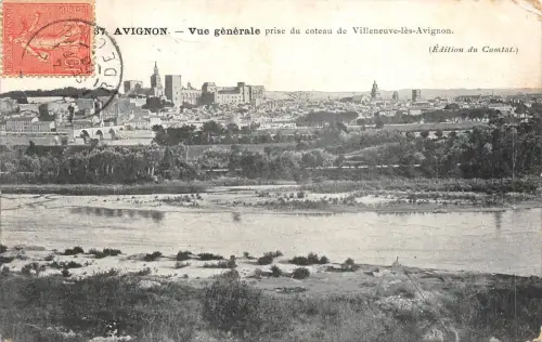 BF4030 avignon vue genrale prise du cateau de ville france