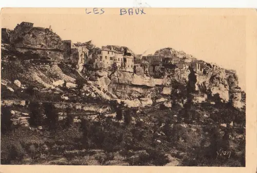 BF11479 les baux vue panoramique du village france Vorder-/Rückbild