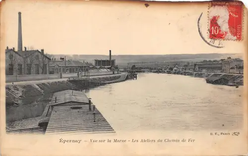 BF4150 epernay vue sur la marne les ateliers du c france