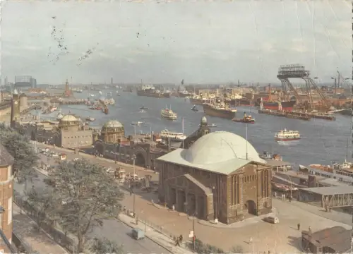 BT15543 Hamburg Eingang zum Elbetunnel und der St. Pauli La Germany