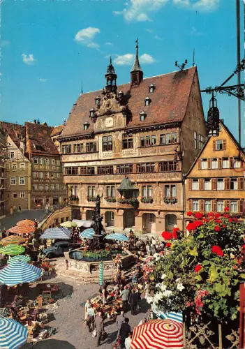 BT11049 Tuningen am neckar universitatsstadt markplatz mit rathau Germany
