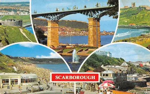 B104342 scarborough the castle north bay uk