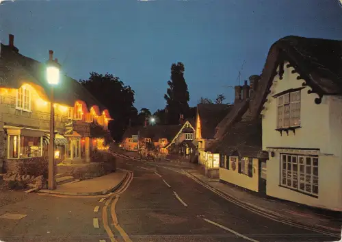 BR92063 Shanklin Old Village at Night Isle of Wight UK
