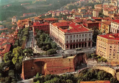 BT0728 Perugia Panorama Dall Aereo Italien