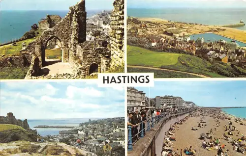 B88121 hastings uk 14x9cm