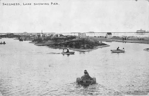 uk28807 See zeigt Pier Skegness Echtfoto UK