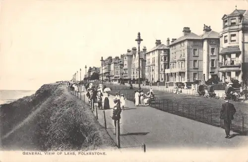 BR79487 Gesamtansicht von Leas Folkestone UK