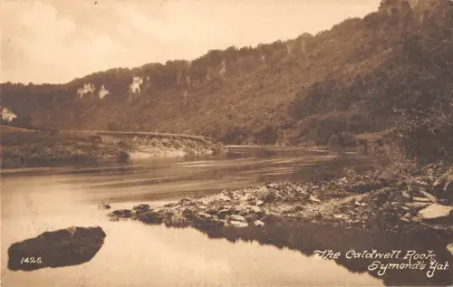 uk28790 caldwell rock symonds yat real photo uk