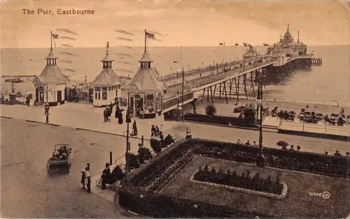 uk29974 the pier eastbourne real photo uk