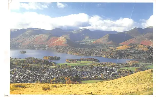 uk6847 keswick on derwentwater uk