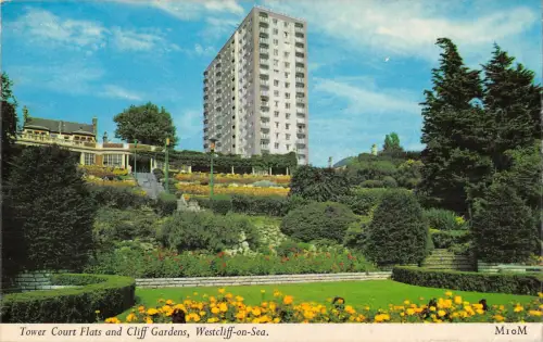 uk9326 tower court flats and cliff gardens westcliff on sea uk