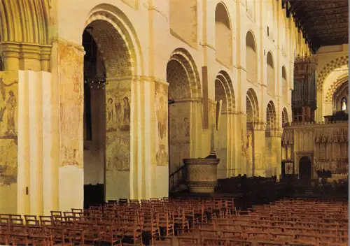 BR76085 the norman arcading st albans abbey uk