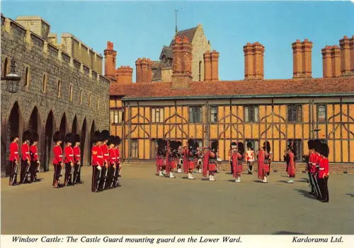 uk50644 Montageschutz auf der Unterstation Windsor Castle Echtfoto UK
