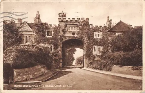 uk23324 north lodge maze hill st leonards on sea real photo uk