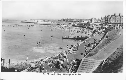 uk28985 st mildreds bay westgate on sea real photo uk