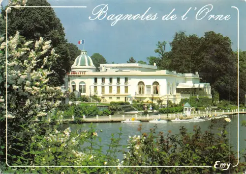 BF882 le lac et le casino bagnoles de l orne France