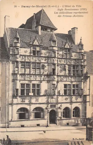 BF8061 paray le monial s et l l hotel de ville france Frankreich