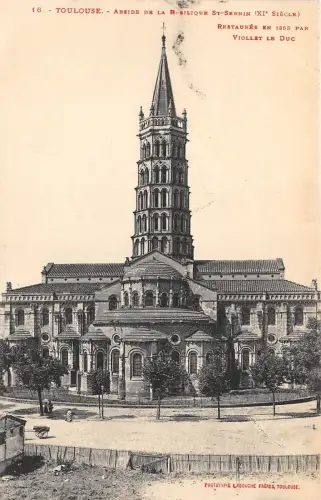 BG24880 toulouse abside de la basilique st sernin france