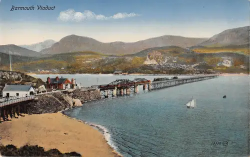 uk16395 barmouth viaduct wales uk