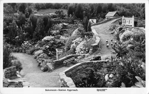 BR87777 Bekonscot Station Approach Echtfoto UK