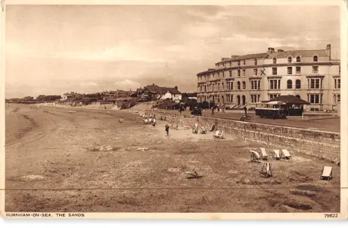 uk19043 the sands burnham on sea real photo uk