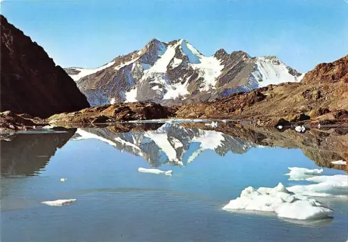 BR85329 schöne aussicht otztaler gletschersee schutzhaus alpi venoste italy