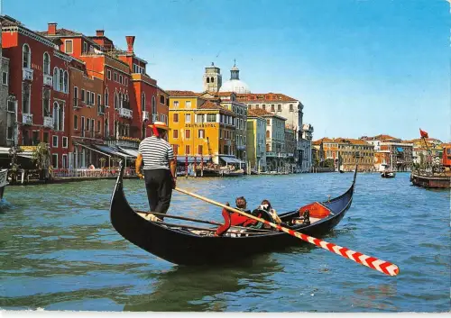 BT1810 venezia gondel sul canal grande italy