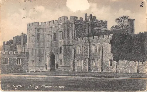 uk1950 st osyth priory clacton on sea real photo uk