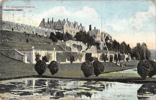 uk12783 st fagan s castle wales real photo uk