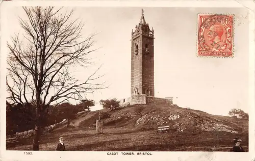 BR93865 Cabot Tower Bristol Echtfoto UK
