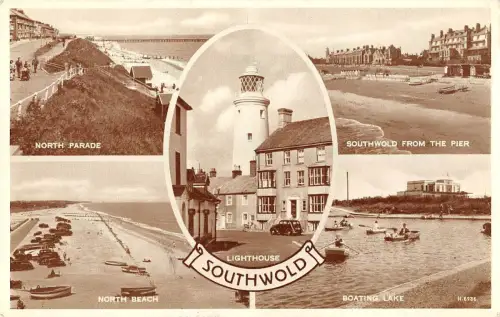 BR101309 southwold lighthouse valentine h 6936 uk