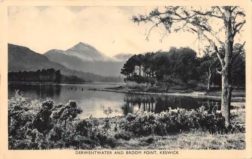 BR78499 derwentwater and broom point keswick uk