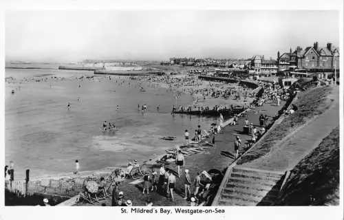 uk13296 st mildreds bay westgate on sea real photo uk